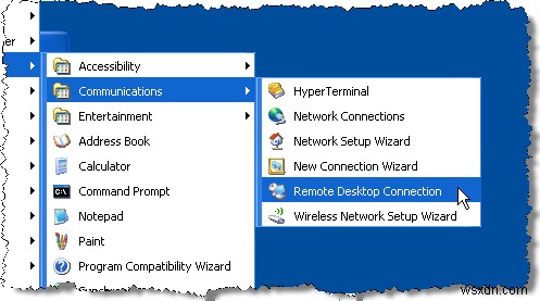 WindowsXPまたはWindowsServer2003コンピュータへのリモートアクセス 