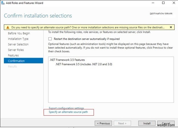 WindowsServerおよびWindows10に.NETFramework3.5をインストールするにはどうすればよいですか？ 