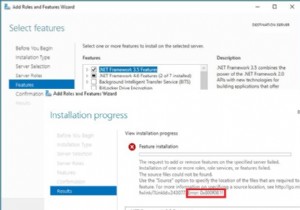 WindowsServerおよびWindows10に.NETFramework3.5をインストールするにはどうすればよいですか？ 