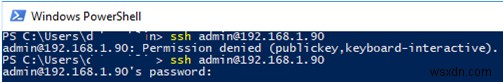 Windows 10 /Server2019でのSSHキーベースの認証の構成 