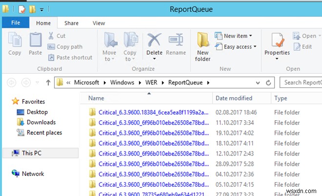 Windowsエラー報告を無効にしてWindowsのWER\ReportQueueフォルダをクリアする方法は？ 