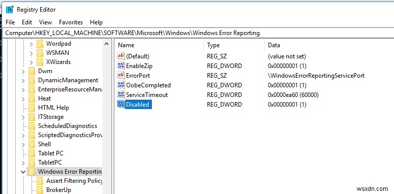 Windowsエラー報告を無効にしてWindowsのWER\ReportQueueフォルダをクリアする方法は？ 