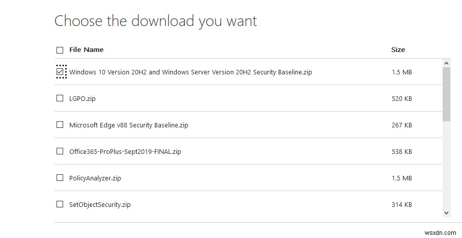 Microsoftセキュリティベースラインを使用したWindowsの強化 