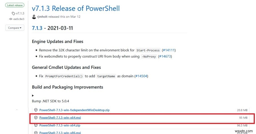 WindowsでのPowerShellバージョンの更新 