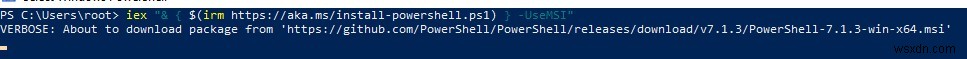 WindowsでのPowerShellバージョンの更新 