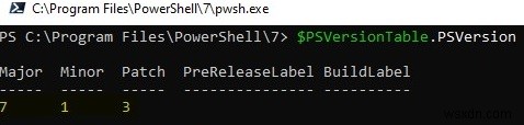 WindowsでのPowerShellバージョンの更新 