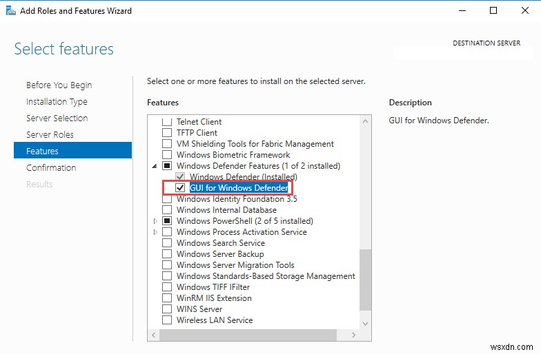 WindowsServer2019および2016でのWindowsDefenderアンチウイルスの使用 