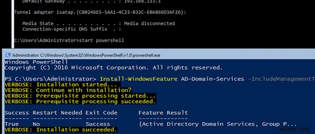 Windows Server Core：ActiveDirectoryドメインコントローラーのインストール 