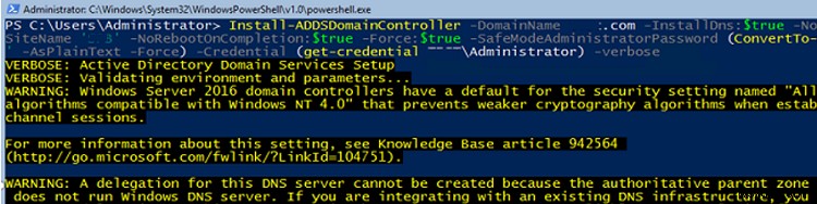 Windows Server Core：ActiveDirectoryドメインコントローラーのインストール 