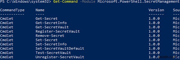 PowerShell SecretManagementモジュール：クレデンシャルとシークレットを安全に管理する 