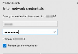 WindowsCredentialManagerを使用した保存されたパスワードの管理 