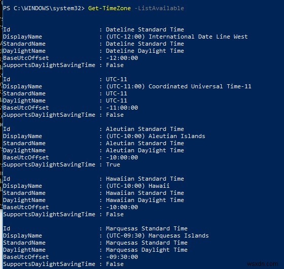 CMD、PowerShell、およびGPOを介したWindowsのタイムゾーン設定の変更 