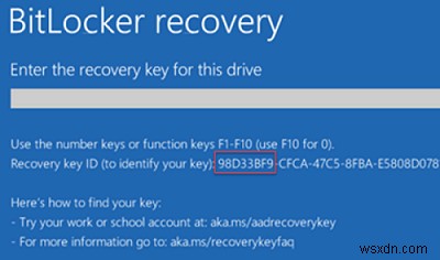 ActiveDirectoryへのBitLocker回復キーの保存 
