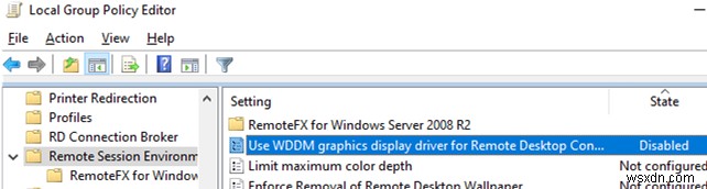 Windowsリモートデスクトップ（RDP）接続の使用中に黒い画面が表示される 