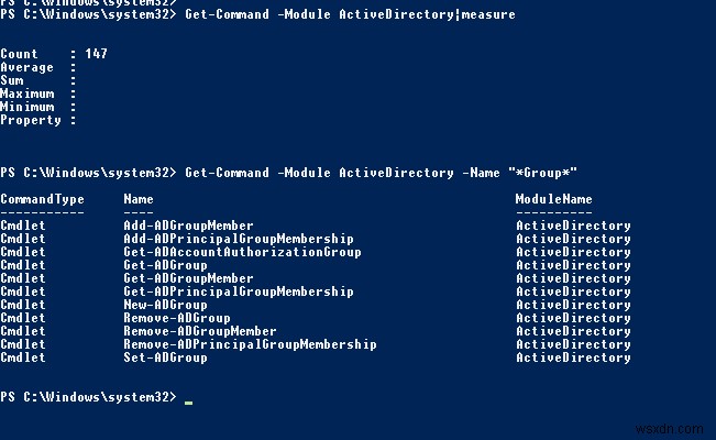 PowerShellを使用したActiveDirectoryグループの管理 