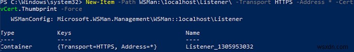 HTTPSを介したPowerShellリモート処理（WinRM）の構成 