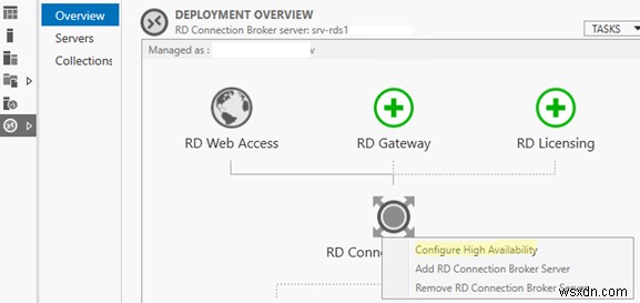 WindowsServerでのRDS接続ブローカーの高可用性の設定 