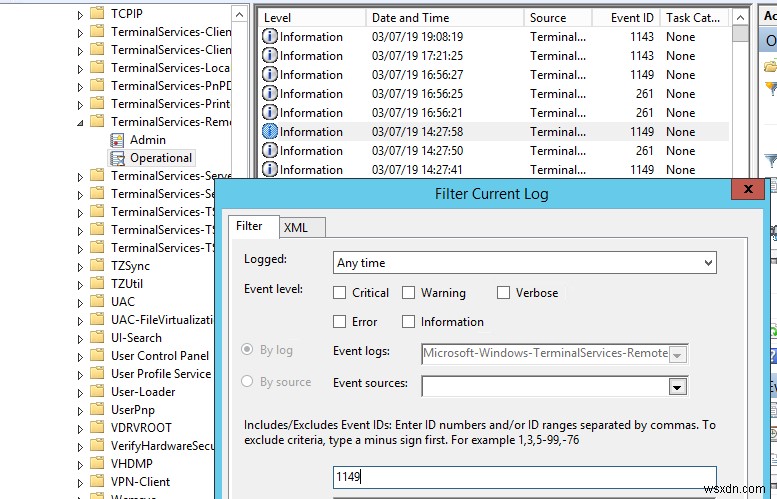 Windowsでのリモートデスクトップ接続ログの追跡と分析 