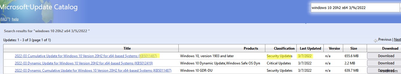 Windows Updateを手動でダウンロードしてインストールする方法は？ 