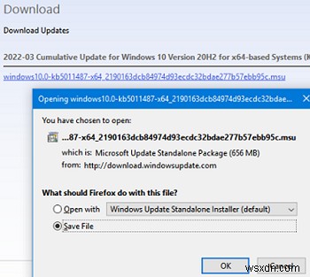 Windows Updateを手動でダウンロードしてインストールする方法は？ 