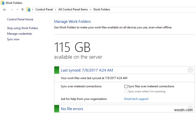 WindowsServer2016でのWorkFoldersの構成 