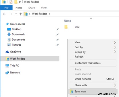 WindowsServer2016でのWorkFoldersの構成 