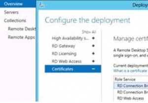 Windows Server RDSでシングルサインオン（SSO）認証を構成する方法