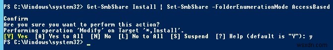 Windows Serverでアクセスベースの列挙（ABE）を有効にする方法は？ 