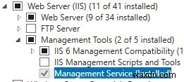 Windows Server2016/2012R2でのリモートIIS管理 