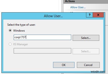 Windows Server2016/2012R2でのリモートIIS管理 