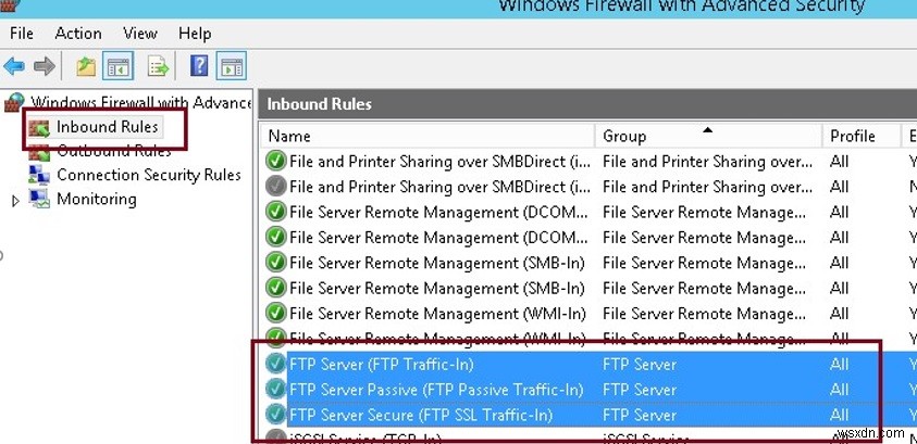 Windows Server2016/2012R2でユーザーを分離してFTPサーバーを構成する 