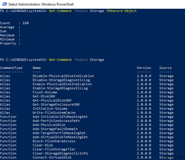 WindowsPowerShellを使用したディスクとパーティションの管理 