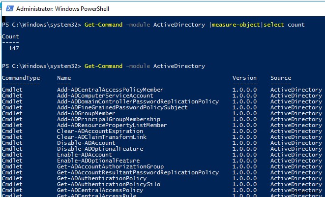 PowerShell Active Directoryモジュールをインストールして使用する方法は？ 