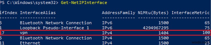 VPNを介したDNS解決がWindows10で機能しない 