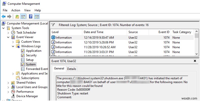 管理者以外のユーザーによるWindowsの再起動/シャットダウンを許可または禁止する 