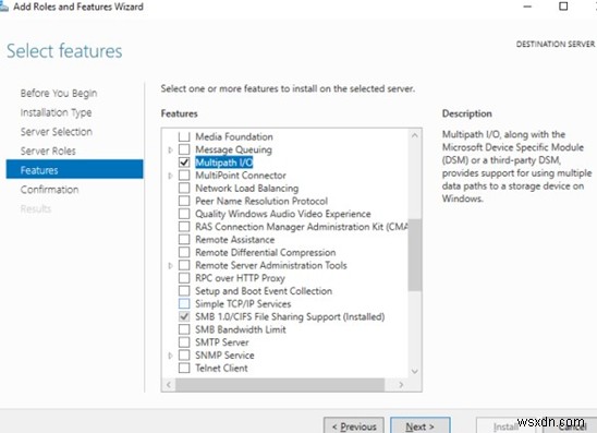 Windows Server 2016 / 2012R2でMPIOを有効にして構成する方法は？ 