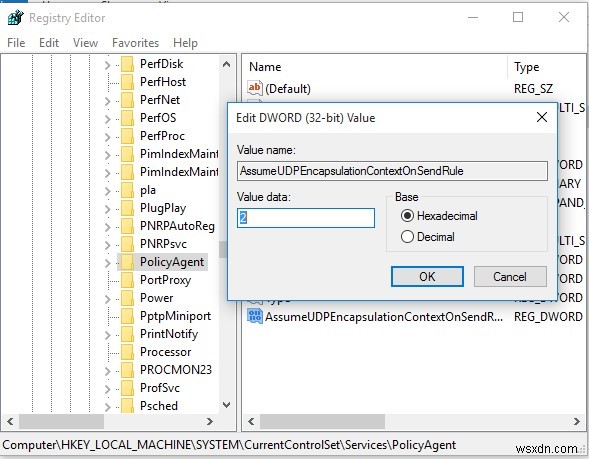 NATの背後でのL2TP/IPsec VPN接続の構成、VPNエラーコード809 