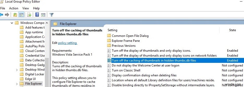 WindowsのネットワークフォルダでThumbs.dbファイルを無効/削除する方法は？ 