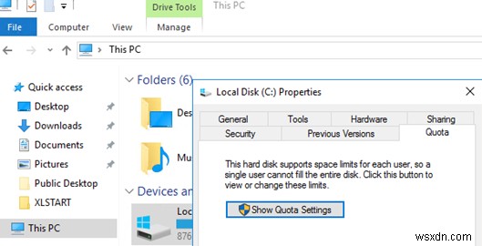 Windowsでユーザーディスククォータを有効にして構成する方法は？ 