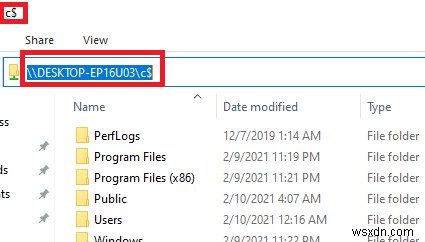 Windows 10での管理共有（Admin $、IPC $、C $、D $）の管理 