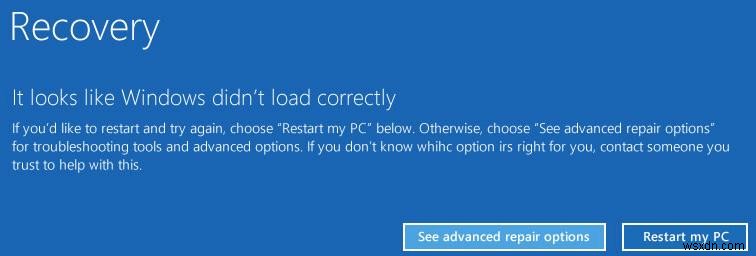 Windows10の「Winload.efiが見つからないかエラーが含まれている」の修正 