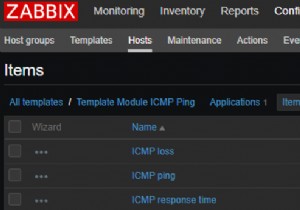 Zabbix –シンプルなICMPpingチェック 