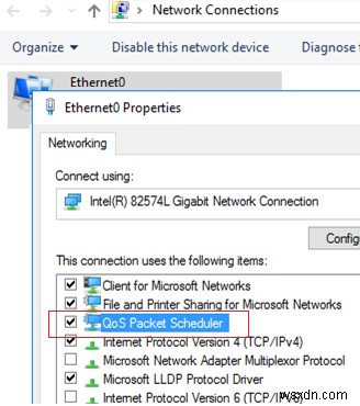 Windowsでのネットワークファイル転送速度の調整 