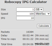 Windowsでのネットワークファイル転送速度の調整 