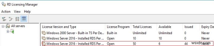 リモートセッションが切断されました：使用可能なリモートデスクトップライセンスサーバー/クライアントアクセスライセンスがありません 