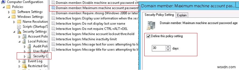 ワークステーションとADドメイン間の壊れた信頼関係の修復 