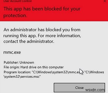 UAC：このアプリはWindows10での保護のためにブロックされています 