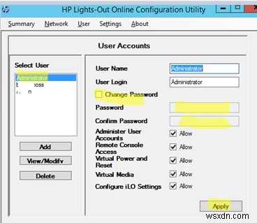 HP ILO管理者パスワードをリセットする方法は？ 