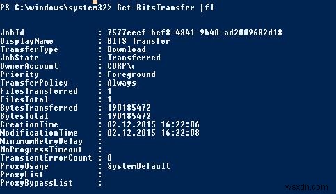 BITSとPowerShellを使用して信頼性の低いネットワーク経由で大きなファイルをコピーする 