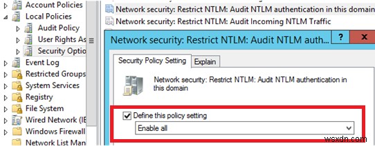 WindowsドメインでNTLM認証を無効にする方法は？ 